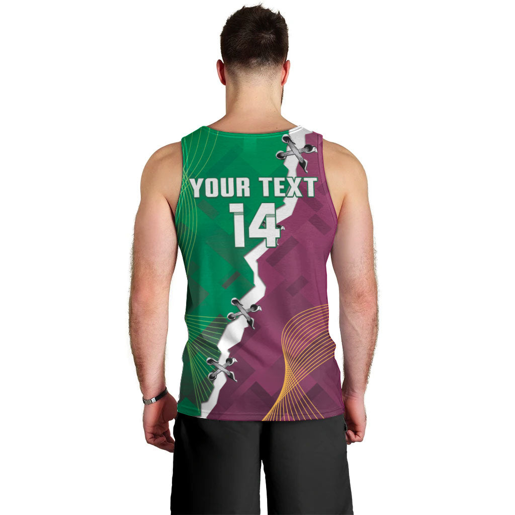 Broncos and Raiders Rugby Custom Men Tank Top Dynamic Version