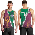 Broncos and Raiders Rugby Custom Men Tank Top Dynamic Version