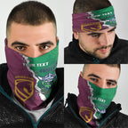 Broncos and Raiders Rugby Custom Neck Gaiter Dynamic Version