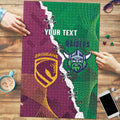 Broncos and Raiders Rugby Custom Puzzle Dynamic Version