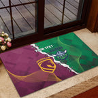 Broncos and Raiders Rugby Custom Rubber Doormat Dynamic Version