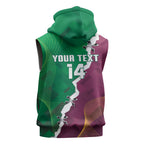 Broncos and Raiders Rugby Custom Sleeveless Hoodie Dynamic Version