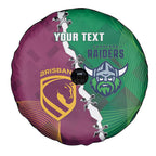Broncos and Raiders Rugby Custom Spare Tire Cover Dynamic Version