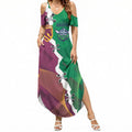 Broncos and Raiders Rugby Custom Summer Maxi Dress Dynamic Version