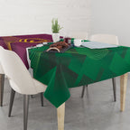 Broncos and Raiders Rugby Custom Tablecloth Dynamic Version