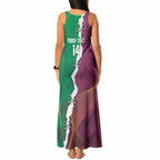 Broncos and Raiders Rugby Custom Tank Maxi Dress Dynamic Version