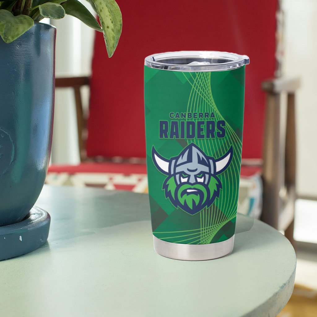 Broncos and Raiders Rugby Tumbler Cup Dynamic Version