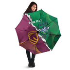 Broncos and Raiders Rugby Custom Umbrella Dynamic Version