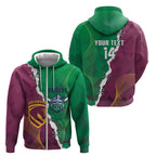 Broncos and Raiders Rugby Custom Zip Hoodie Dynamic Version
