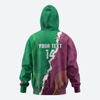 Broncos and Raiders Rugby Custom Zip Hoodie Dynamic Version