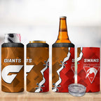 Giants And Swans Football 4 in 1 Can Cooler Tumbler Dynamic Style