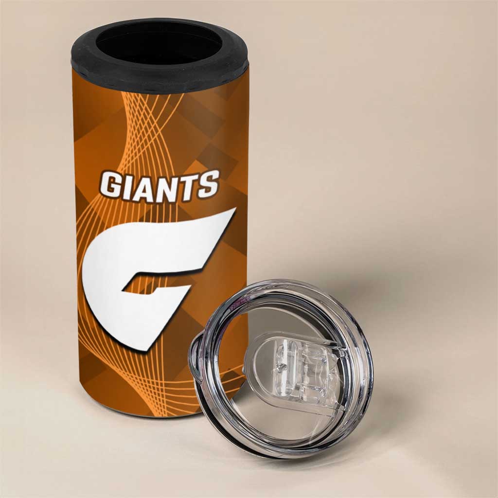 Giants And Swans Football 4 in 1 Can Cooler Tumbler Dynamic Style