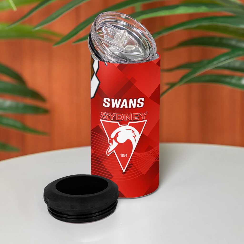 Giants And Swans Football 4 in 1 Can Cooler Tumbler Dynamic Style