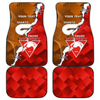 Personalised Giants And Swans Football Car Mats Dynamic Style