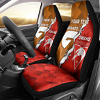Personalised Giants And Swans Football Car Seat Cover Dynamic Style