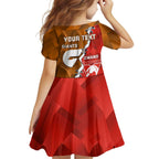 Personalised Giants And Swans Football Family Matching Off Shoulder Maxi Dress and Hawaiian Shirt Dynamic Style