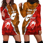 Personalised Giants And Swans Football Hoodie Dress Dynamic Style