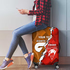 Personalised Giants And Swans Football Luggage Cover Dynamic Style