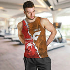 Personalised Giants And Swans Football Men Tank Top Dynamic Style