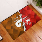 Personalised Giants And Swans Football Rubber Doormat Dynamic Style