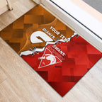 Personalised Giants And Swans Football Rubber Doormat Dynamic Style