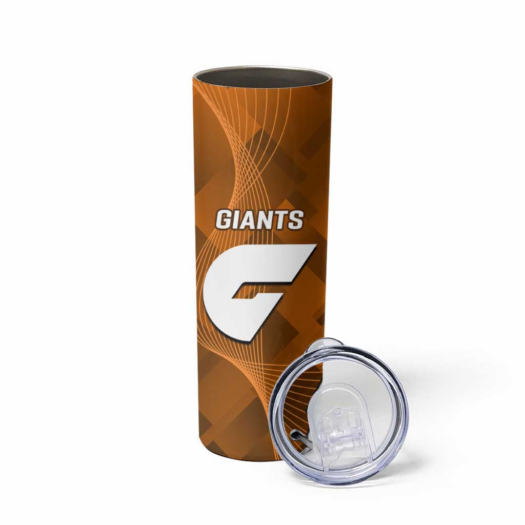 Giants And Swans Football Skinny Tumbler Dynamic Style