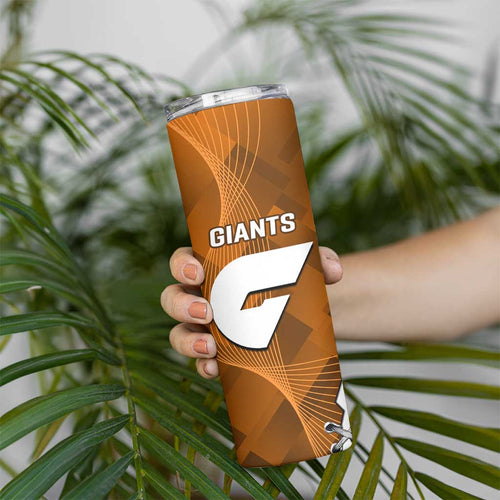 Giants And Swans Football Skinny Tumbler Dynamic Style