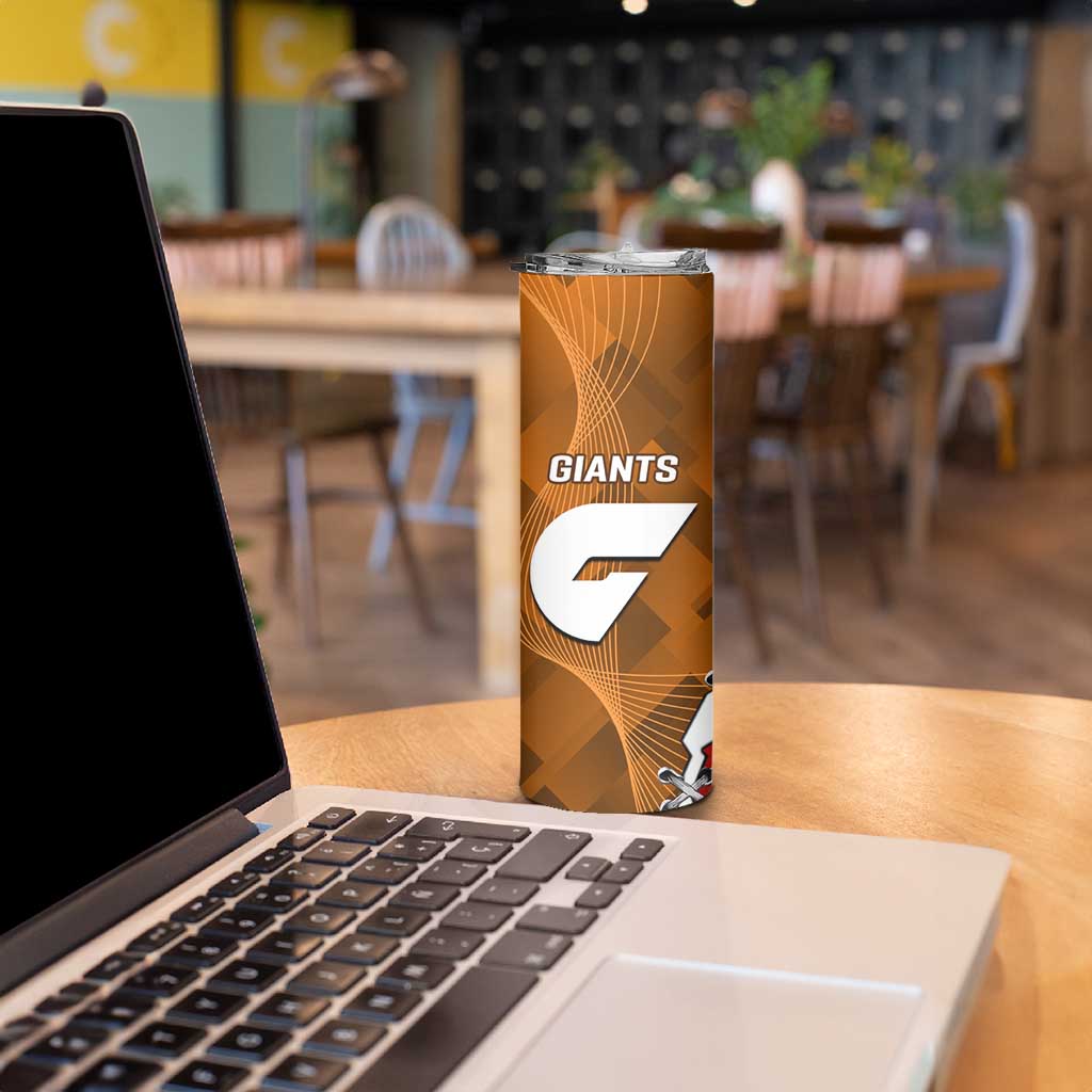 Giants And Swans Football Skinny Tumbler Dynamic Style