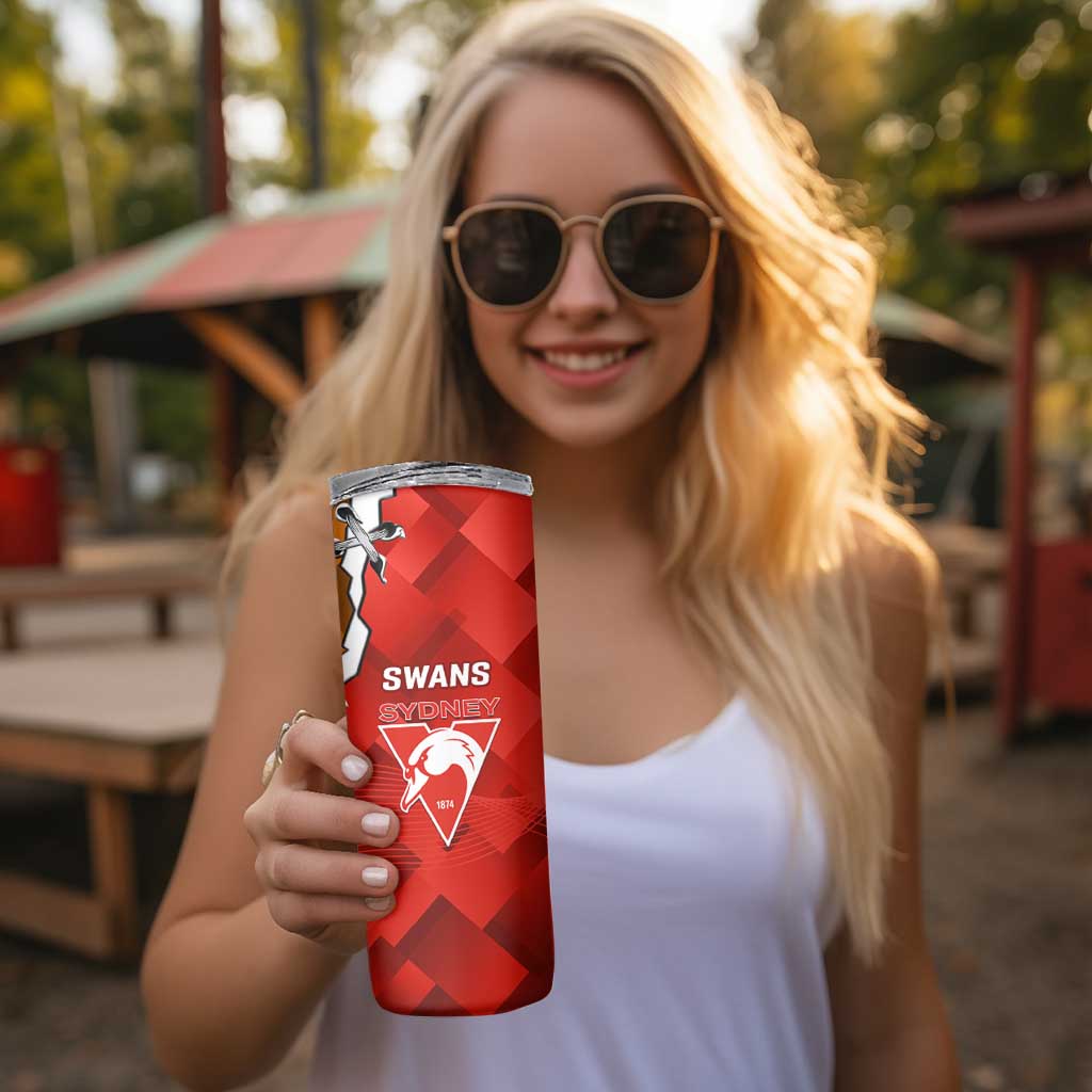 Giants And Swans Football Skinny Tumbler Dynamic Style