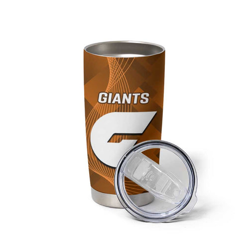 Giants And Swans Football Tumbler Cup Dynamic Style