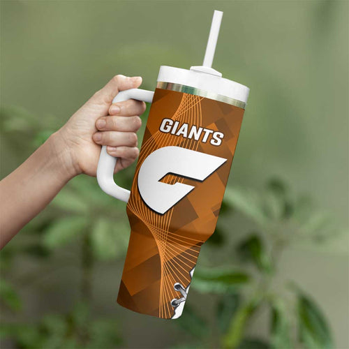 Giants And Swans Football Tumbler With Handle Dynamic Style