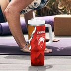 Giants And Swans Football Tumbler With Handle Dynamic Style