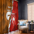 Personalised Giants And Swans Football Window Curtain Dynamic Style