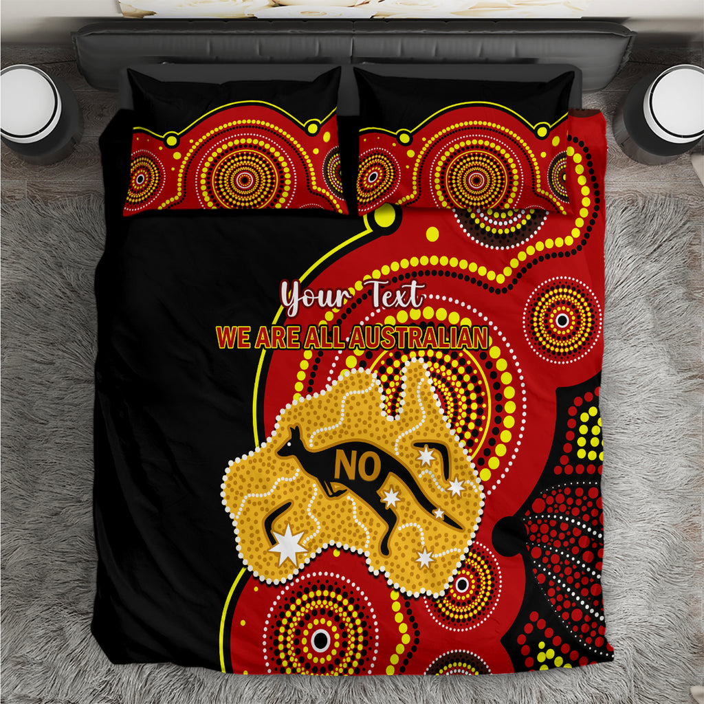 personalised-australia-indigenous-bedding-set-we-are-all-australian-vote-no-to-the-voice