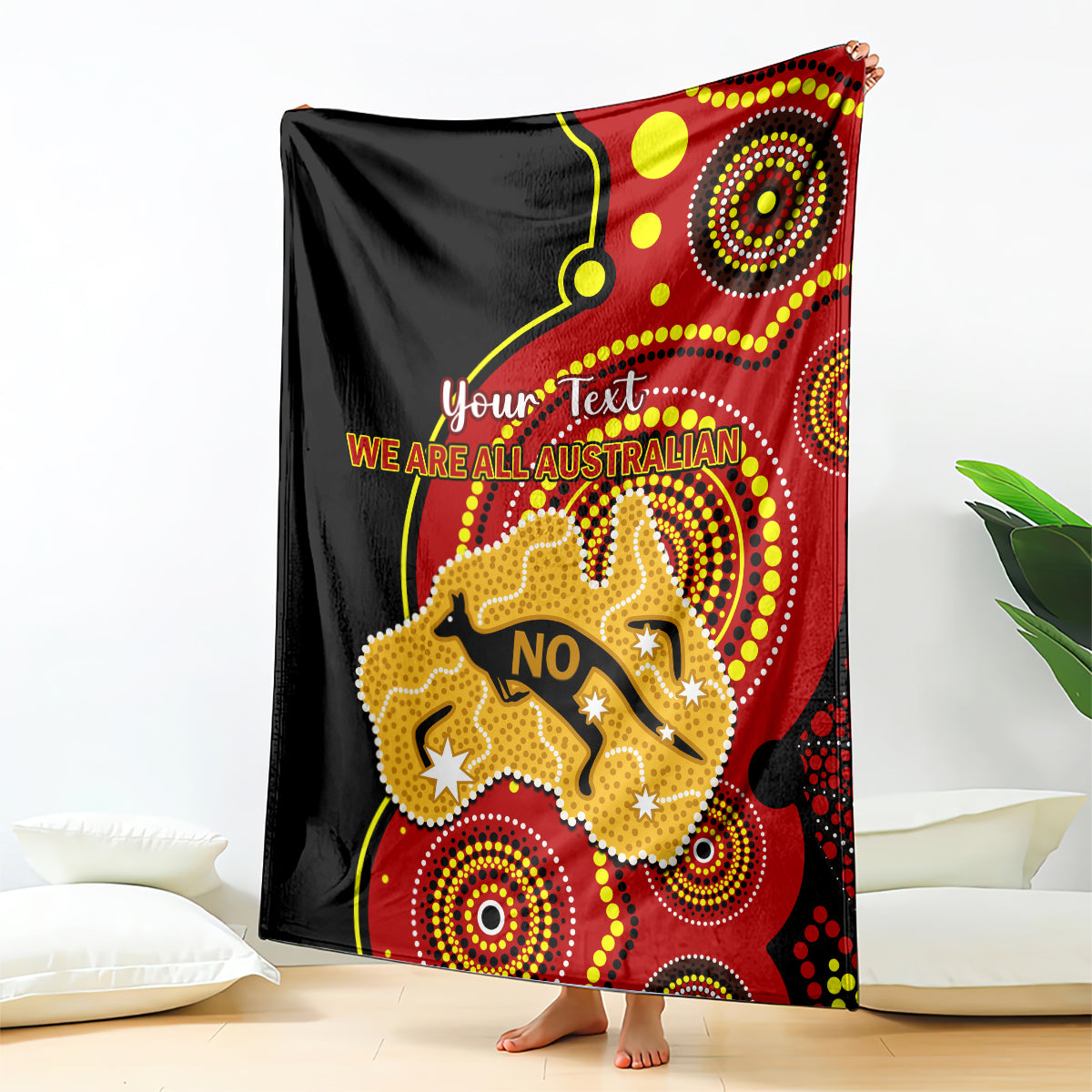 personalised-australia-indigenous-blanket-we-are-all-australian-vote-no-to-the-voice