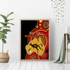 personalised-australia-indigenous-canvas-wall-art-we-are-all-australian-vote-no-to-the-voice