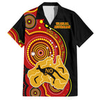 personalised-australia-indigenous-family-matching-long-sleeve-bodycon-dress-and-hawaiian-shirt-we-are-all-australian-vote-no-to-the-voice