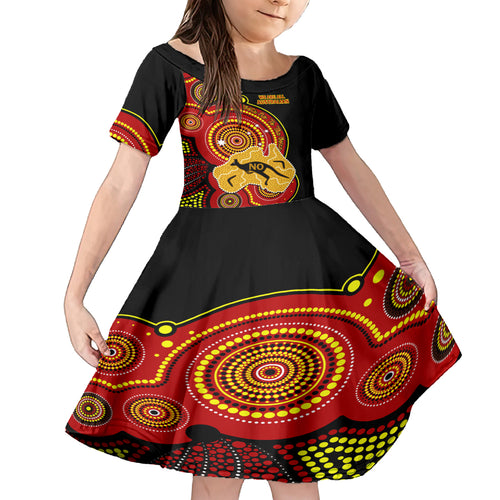 personalised-australia-indigenous-family-matching-off-shoulder-short-dress-and-hawaiian-shirt-we-are-all-australian-vote-no-to-the-voice
