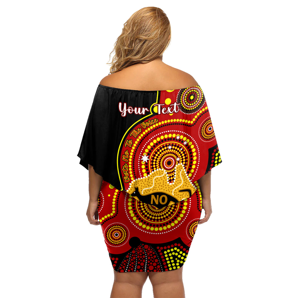 personalised-australia-indigenous-family-matching-off-shoulder-short-dress-and-hawaiian-shirt-we-are-all-australian-vote-no-to-the-voice