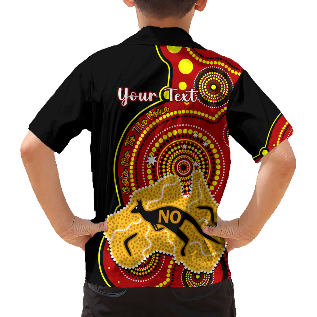 personalised-australia-indigenous-family-matching-short-sleeve-bodycon-dress-and-hawaiian-shirt-we-are-all-australian-vote-no-to-the-voice