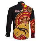 personalised-australia-indigenous-family-matching-short-sleeve-bodycon-dress-and-hawaiian-shirt-we-are-all-australian-vote-no-to-the-voice