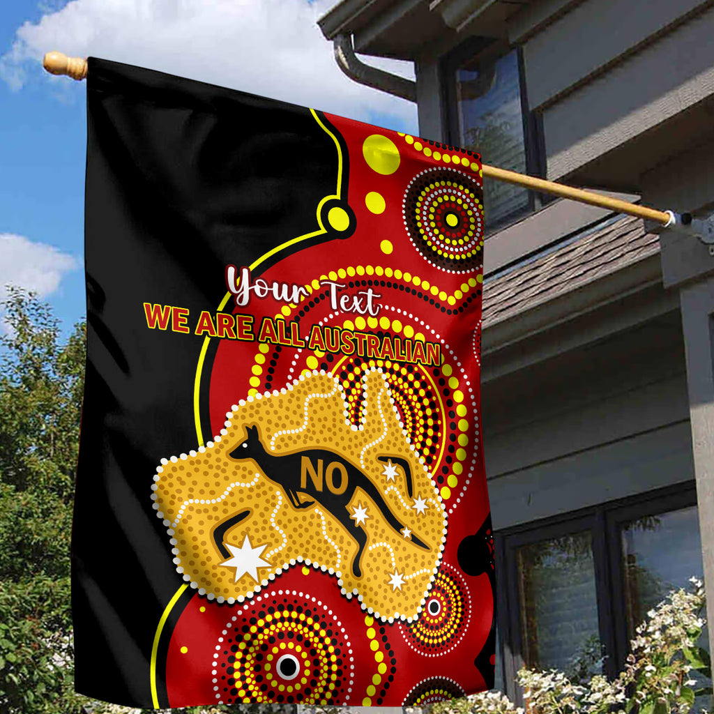 personalised-australia-indigenous-garden-flag-we-are-all-australian-vote-no-to-the-voice