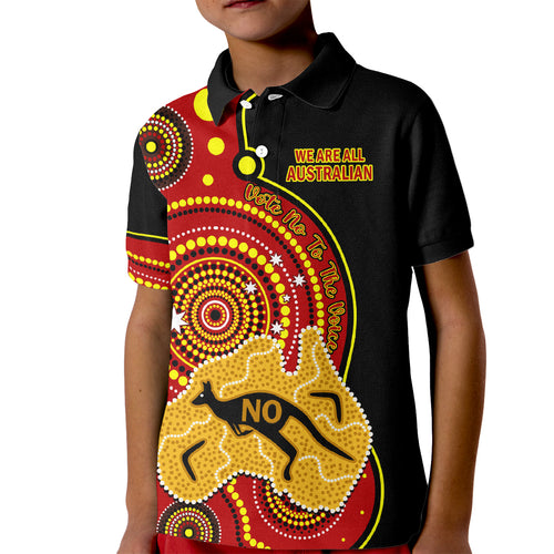 personalised-australia-indigenous-kid-polo-shirt-we-are-all-australian-vote-no-to-the-voice