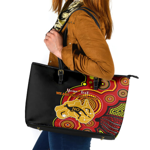 personalised-australia-indigenous-leather-tote-bag-we-are-all-australian-vote-no-to-the-voice