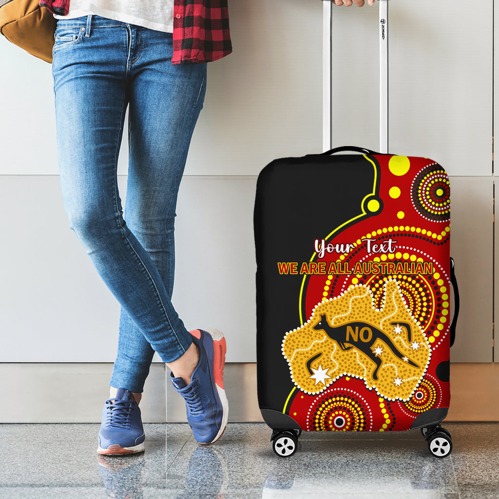 personalised-australia-indigenous-luggage-cover-we-are-all-australian-vote-no-to-the-voice