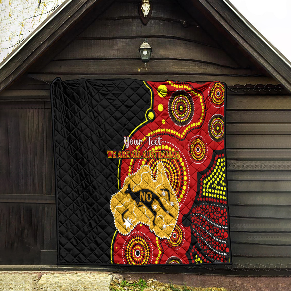 personalised-australia-indigenous-quilt-we-are-all-australian-vote-no-to-the-voice