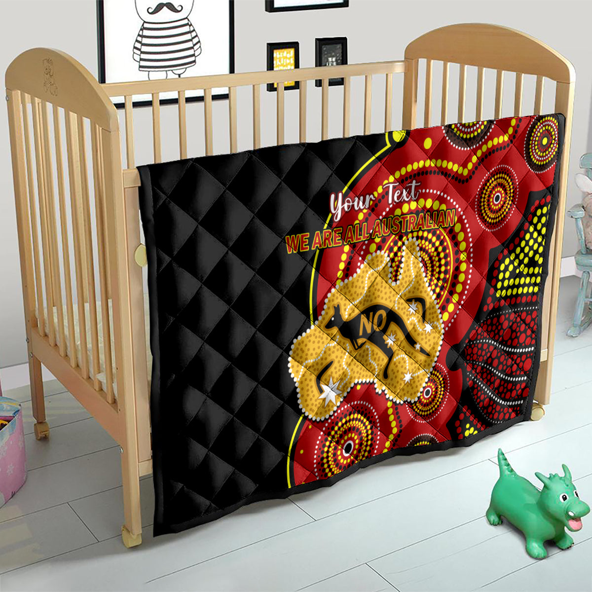 personalised-australia-indigenous-quilt-we-are-all-australian-vote-no-to-the-voice