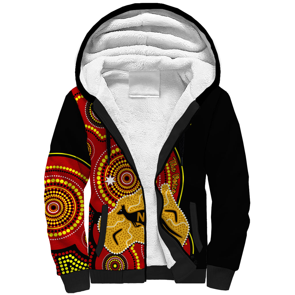 personalised-australia-indigenous-sherpa-hoodie-we-are-all-australian-vote-no-to-the-voice