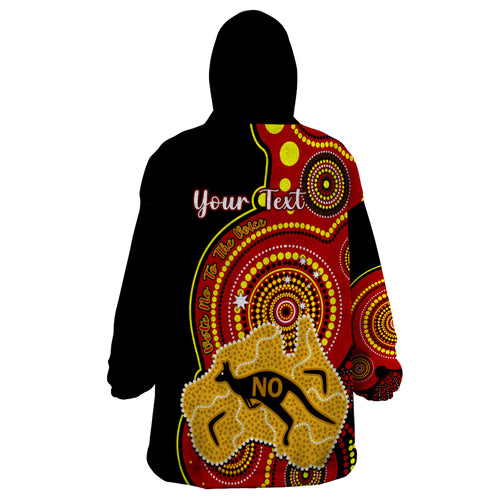 personalised-australia-indigenous-wearable-blanket-hoodie-we-are-all-australian-vote-no-to-the-voice