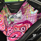 personalised-australia-back-car-seat-cover-cute-koala-with-golden-wattle-indigenous-art